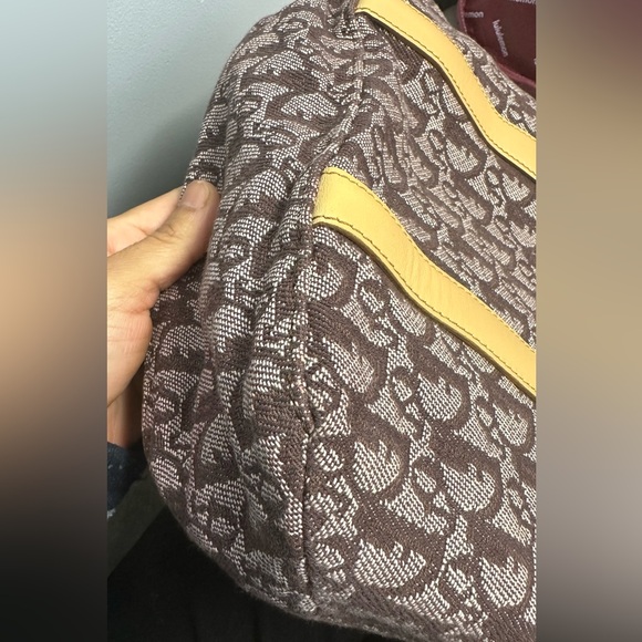 CHRISTIAN DIOR VINTAGE MONOGRAM TOTE BAG - Picture 14 of 15